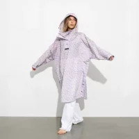 VIVI MARI - Raincoat leo splashes lavender/grey 8