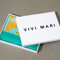 VIVI MARI - Scarf triangles - mint/rosé 8