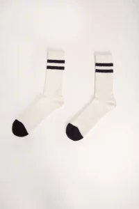 Suite13Lab - VINTAGE WOOL SOCKS - White 2