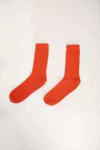 Suite13Lab - LISOS WOOL SOCKS - Orange 2