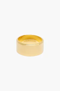 wildthings collectables - Wide band ring gold plated 5