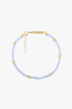 wildthings collectables - Blue sky bracelet gold plated - produced locally and sustainably