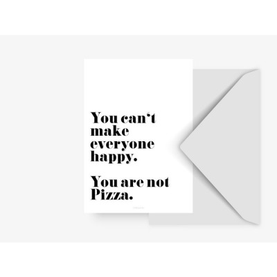 typealive - Postkarte - Pizza - Offsetdruck auf Naturpapier