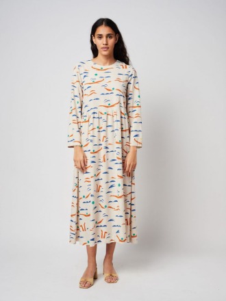 Bobo Choses - Swimmers Flared Long Dress - Made in Spain