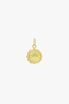 wildthings collectables - Voyage coin pendant gold plated - produced locally and sustainably