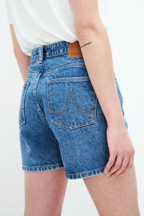 KUYICHI - Demi Denim Jeans Shorts - VINTAGE BLUE - 100 Organic Cotton