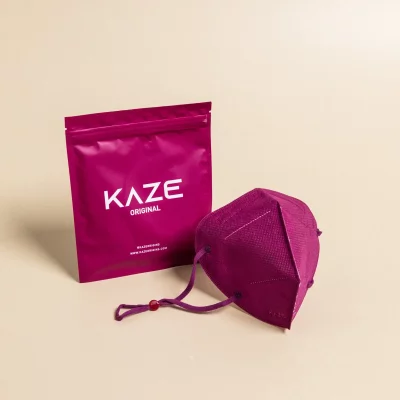 KAZE - FFP2 Maske - Berry - 3-dimensional respirator mask