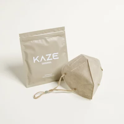 KAZE - FFP2 Maske - Mud - 3-dimensional respirator mask