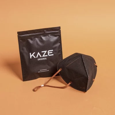 KAZE - FFP2 Maske - Brown/Mud - 3-dimensional respirator mask