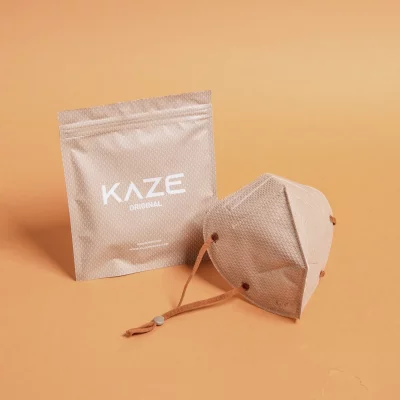 KAZE - FFP2 Maske - Blush/Mud - 3-dimensional respirator mask