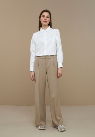 by-bar - mick blouse - off white - by-bar amsterdam