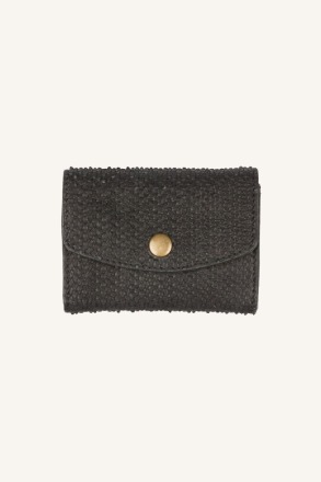 by-bar amsterdam - julie relief wallet - black - 100 leather