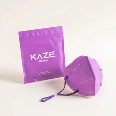 KAZE - FFP2 Maske - Purpur - 3-dimensional respirator mask