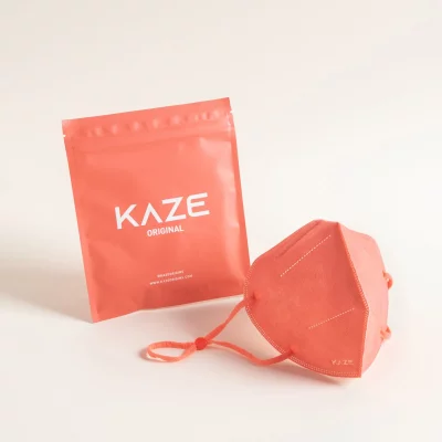KAZE - FFP2 Maske - Peach - 3-dimensional respirator mask
