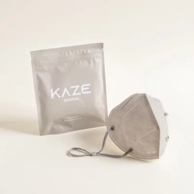 KAZE - FFP2 Maske - Warm Grey - 3-dimensional respirator mask