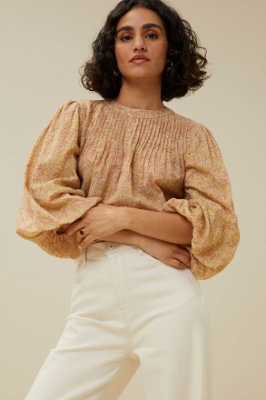 by-bar amsterdam - puck jaipur blouse - jaipur print - 100 cotton