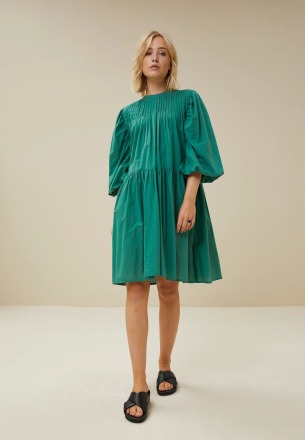 by-bar amsterdam - puck dress - spring green - 100 cotton