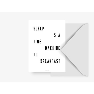 typealive - Postkarte - Sleep - Offsetdruck auf Naturpapier