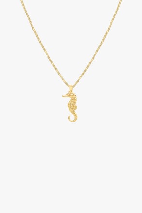 wildthings collectables - Seahorse necklace gold plated - produced locally and sustainably