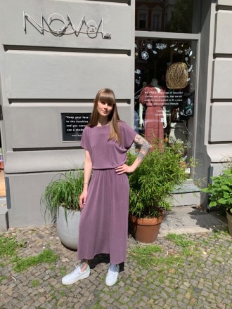 MIO ANIMO - AENN DRESS Lavendel - Fair made in Berlin