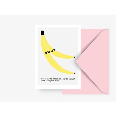 typealive - Postkarte - Together No1 - Offsetdruck auf Naturpapier