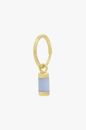 wildthings collectables - Blue sky drop earring gold plated - produced locally and sustainably