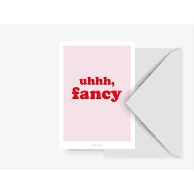 typealive - Postkarte - Fancy - Offsetdruck auf Naturpapier
