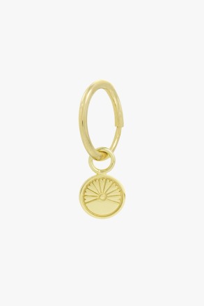 wildthings collectables - Voyage coin earring gold plated - produced locally and sustainably