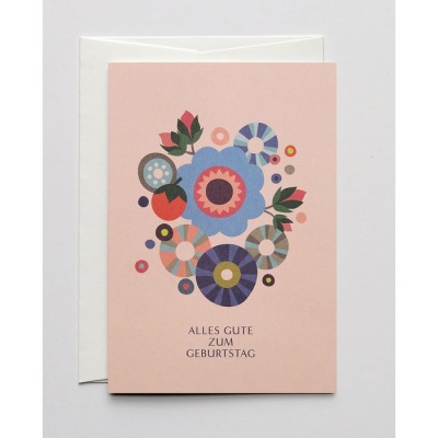 Haferkorn &amp; Sauerbrey - Geburtstagskarte Flowers &amp; Sweets - umweltfreundliches Feinstpapier