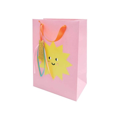 RICO Design - Paper Poetry Geschenktüte Sonne Happy Birthday 18x26x12cm