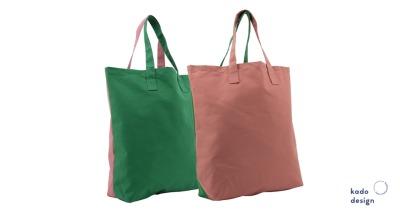 Cotton bag - Grün/Terracotta - Kadodesign