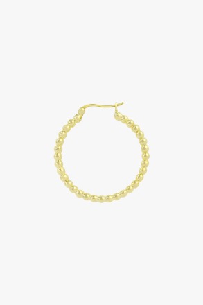 wildthings collectables - Dots hoop gold plated 30mm - produced locally and sustainably