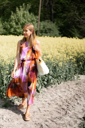 MIO ANIMO - SUN DRESS Bright Sunset - PRE-ORDER - The Better Days Collection Fair made in Berlin