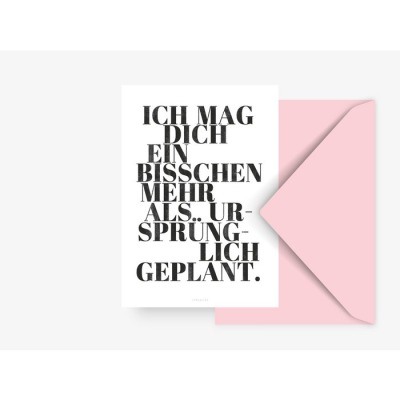 typealive - Postkarte - Geplant - Offsetdruck auf Naturpapier