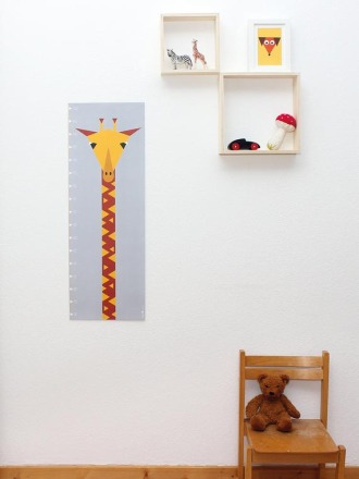 Messlatte / Poster Giraffe - von FräuleinEA