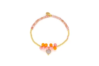 Schmuckstück - Fine Jewelry Drops - Pink Orange - Armband