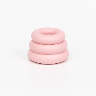 YOD and CO - Triple O Kerzenhalter - Baby Pink - 100 Acrylgips