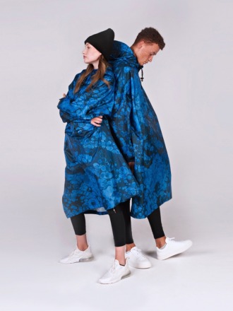 Rainkiss - Rain Poncho - Bubbeling - Certified 100 Recycled Polyester