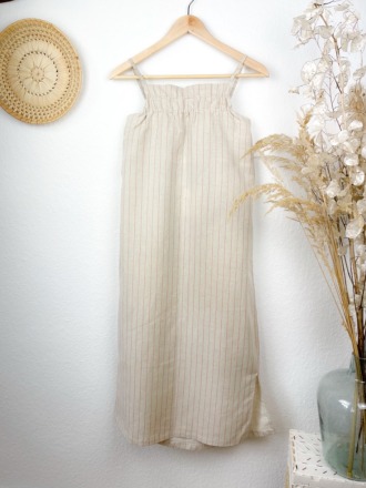 Clo Stories - MARSHA Bio Organic Dress light - Made and designed in Barcelona