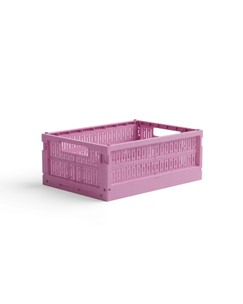made crate midi - soft fuchsia - Klappbox 34 x 24 x 13 cm