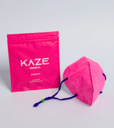 KAZE - FFP2 Maske - Bubblegum - 3-dimensional respirator mask