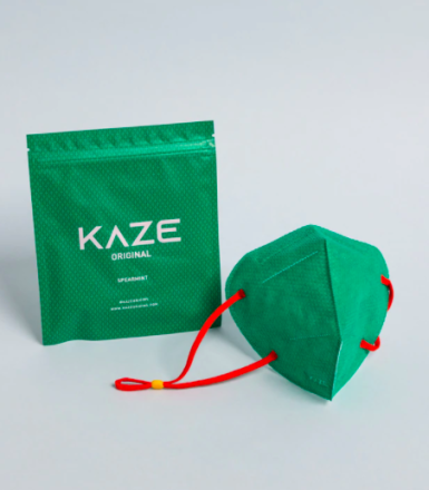 KAZE - FFP2 Maske - Spearmint - 3-dimensional respirator mask