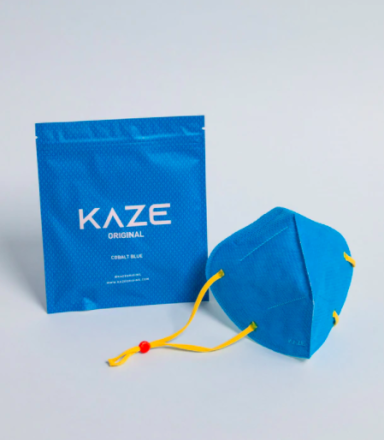 KAZE - FFP2 Maske - Cobalt Blue - 3-dimensional respirator mask