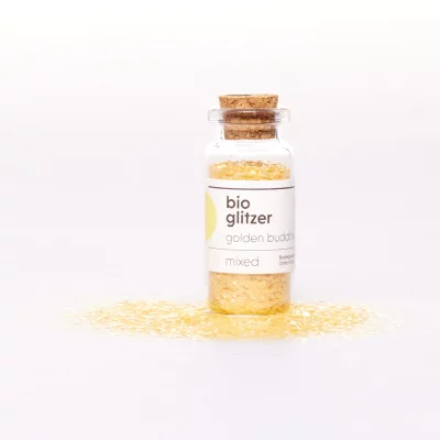 BIRKENSPANNER - Bioglitzer Golden Buddha - 5g - 100 plastikfrei & biologisch abbaubar