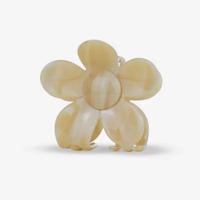 SASSTIE - Haarclip Bloom - Ivory - aus Cellulose-Acetat