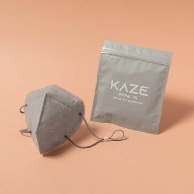 KAZE - FFP2 Maske - Dove Grey - 3-dimensional respirator mask