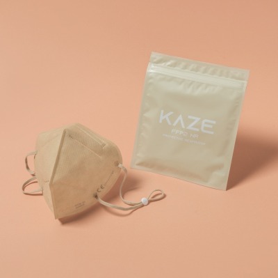 KAZE - FFP2 Maske - Sandy Beige - 3-dimensional respirator mask