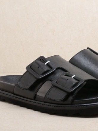 KMB Shoes - Sandale STAVANGER - black - MADE IN SPAIN