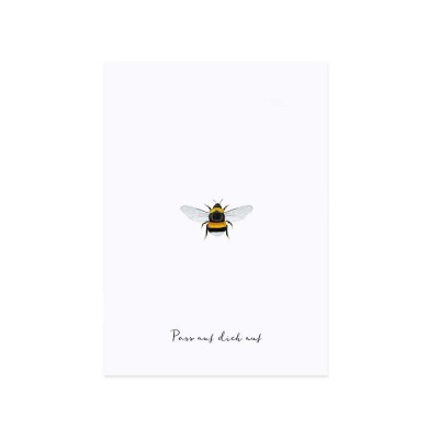 Eulenschnitt - POSTKARTE - Biene - Postkarte