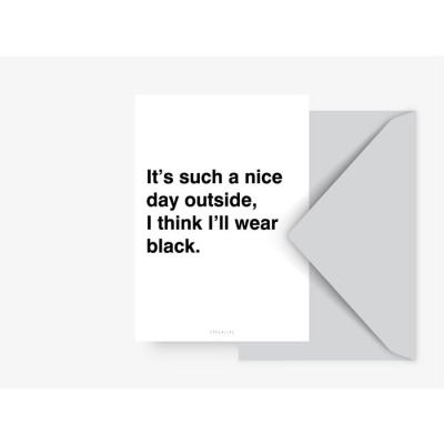 typealive - Postkarte - Nice Day - Offsetdruck auf Naturpapier